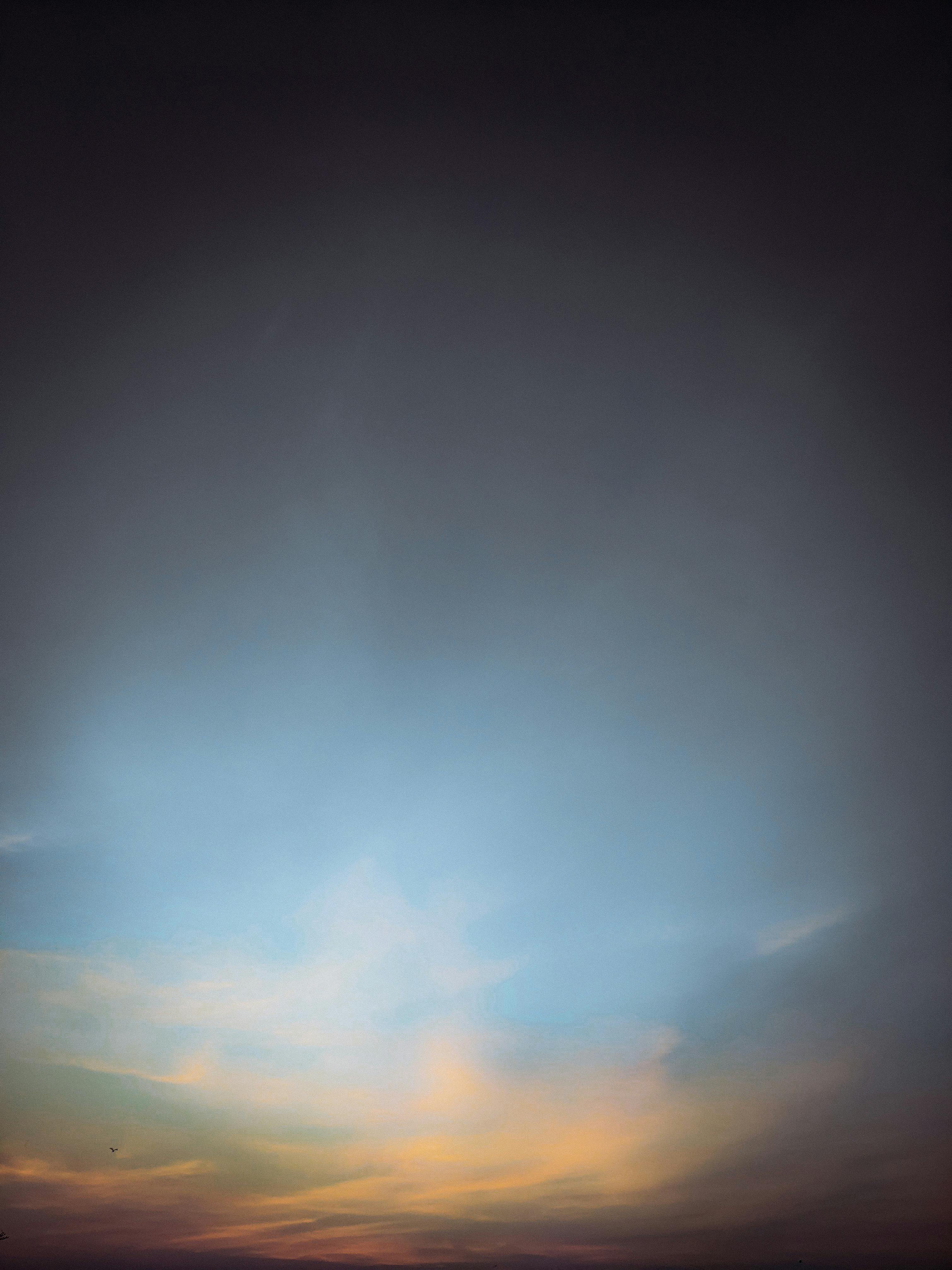Stunning twilight sky with colorful hues in Kochi, India, perfect for serene backgrounds.