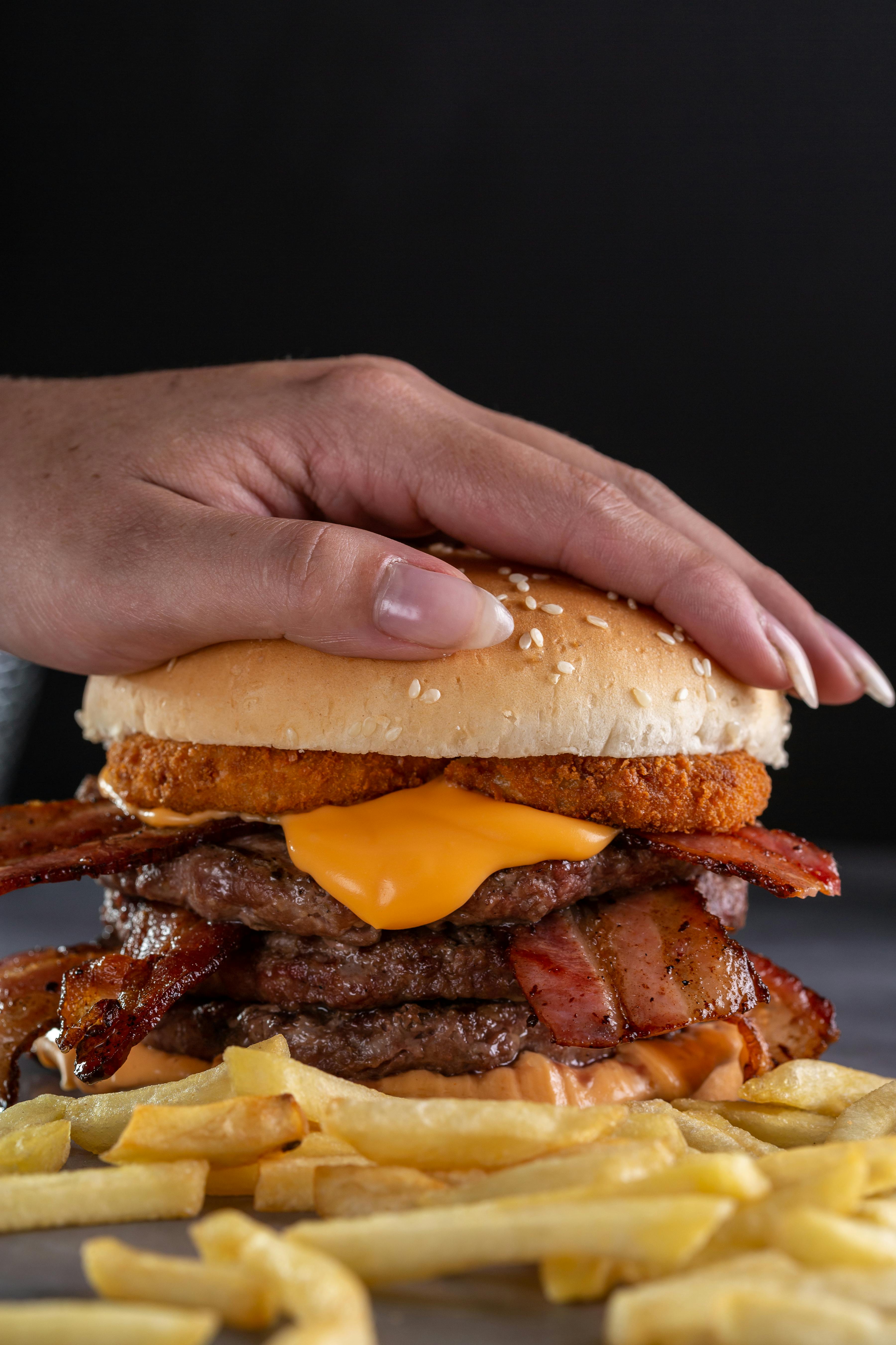 Stanley's Famous Hamburgers 🍔 Bacon Cheeseburger, Dirty Fries