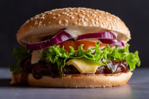 Gratis lagerfoto af cheeseburger, fastfood, mad