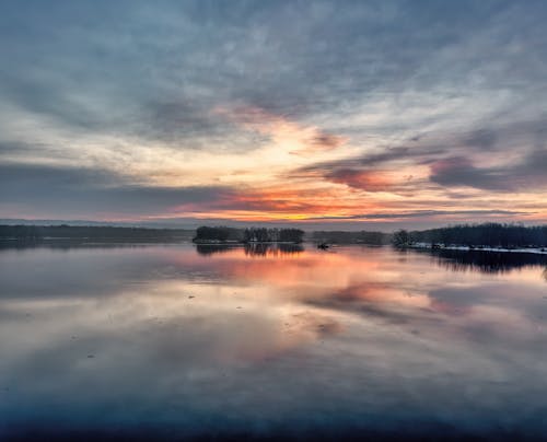 Gratis arkivbilde med innsjø, kveld, natur