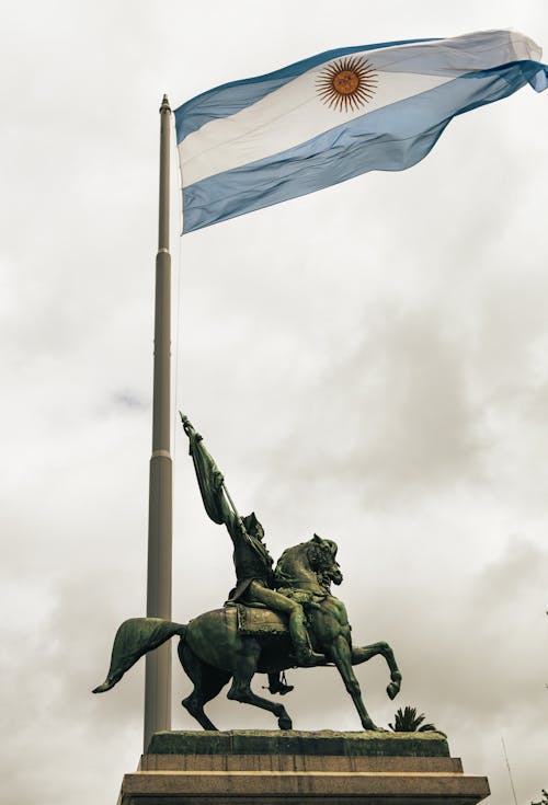 Foto d'estoc gratuïta de art, bandera argentina, cavall