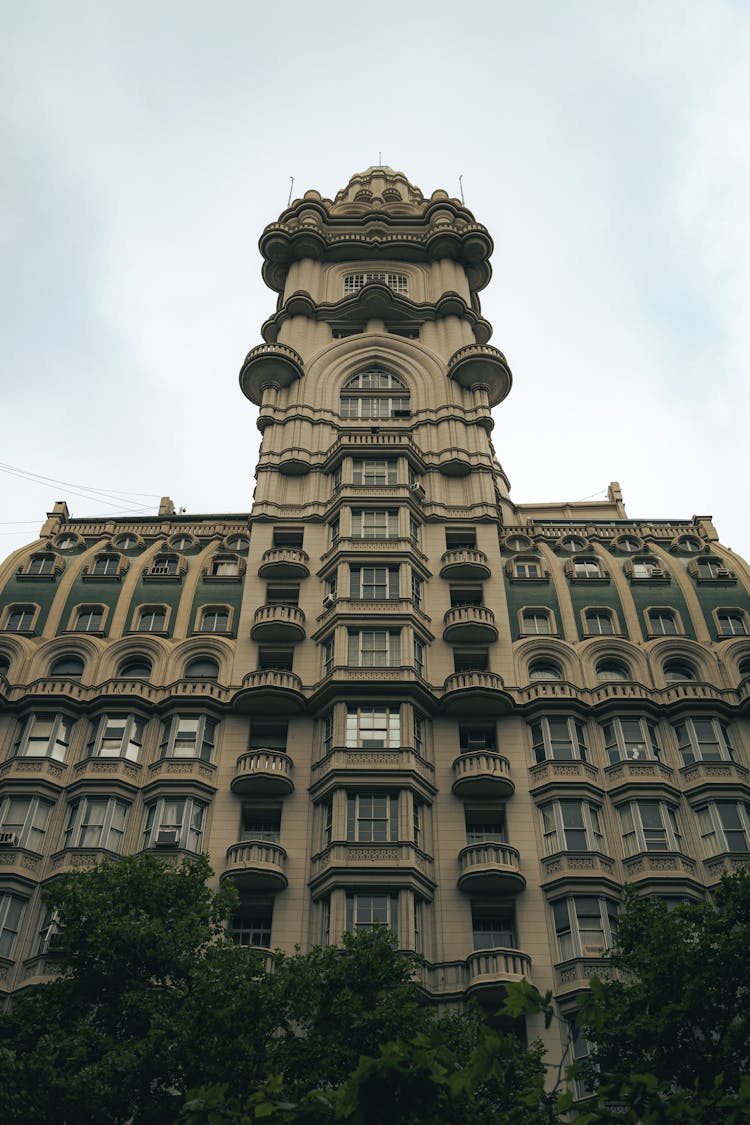 Low Angle Shot Of The Barolo Palace, Buenos Aires, Argentina