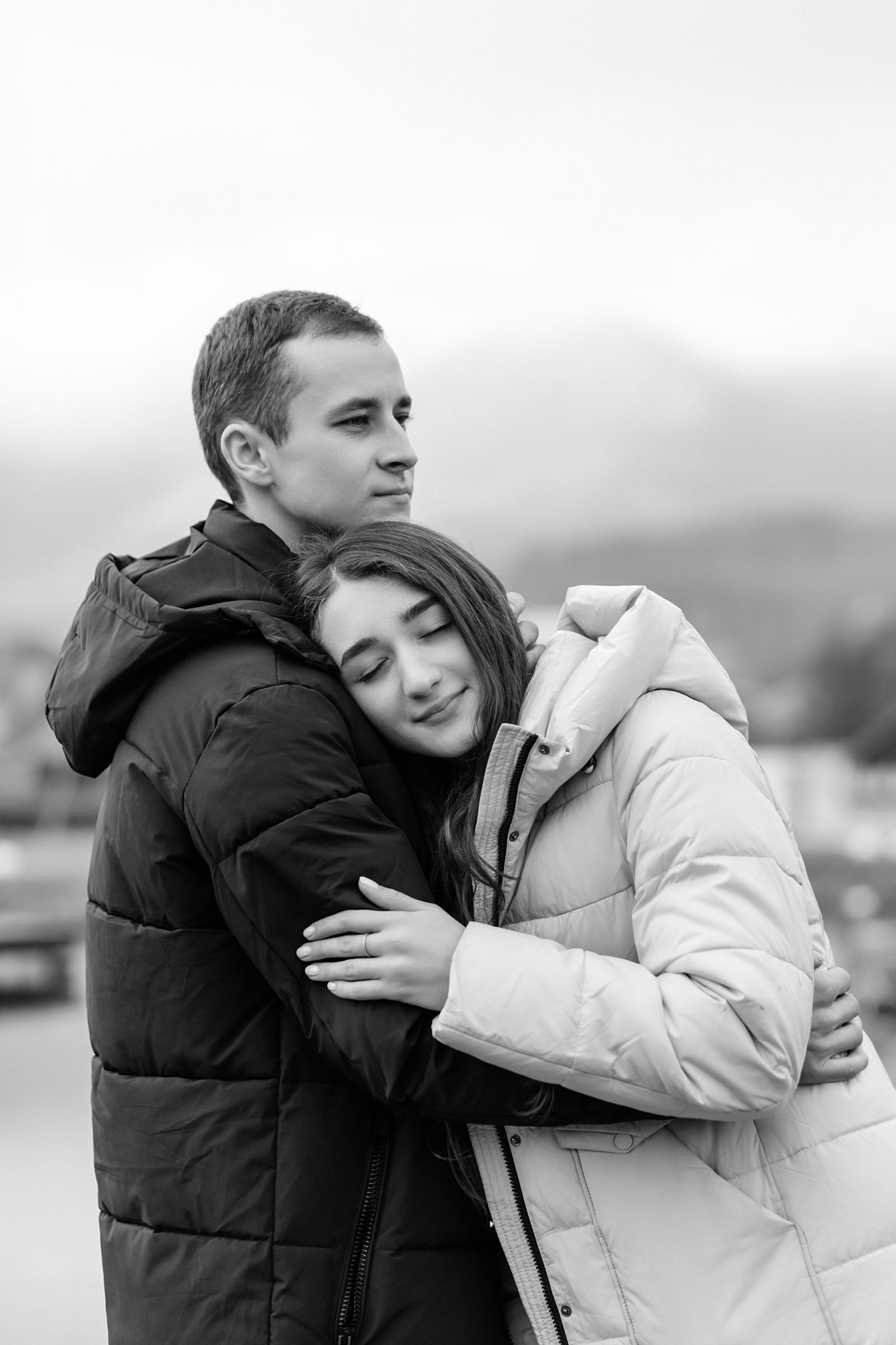 Hugging A Lod Photo of Woman Hugging Her Man · Free Stock Photo