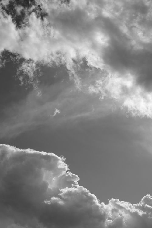 Black and White Photo of the Sky · Free Stock Photo