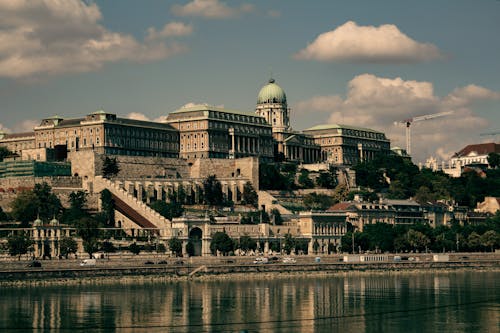 Buildings over Danube in Budapest