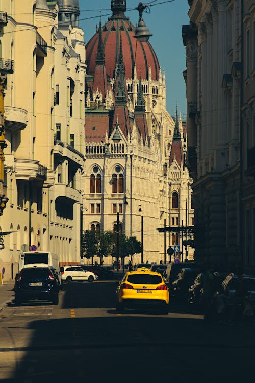 Základová fotografie zdarma na téma auta, Budapešť, budova