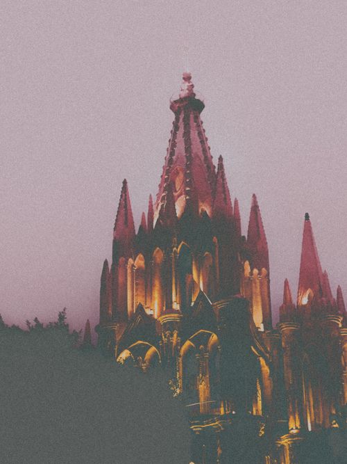 Free stock photo of church, purple Stock Photo