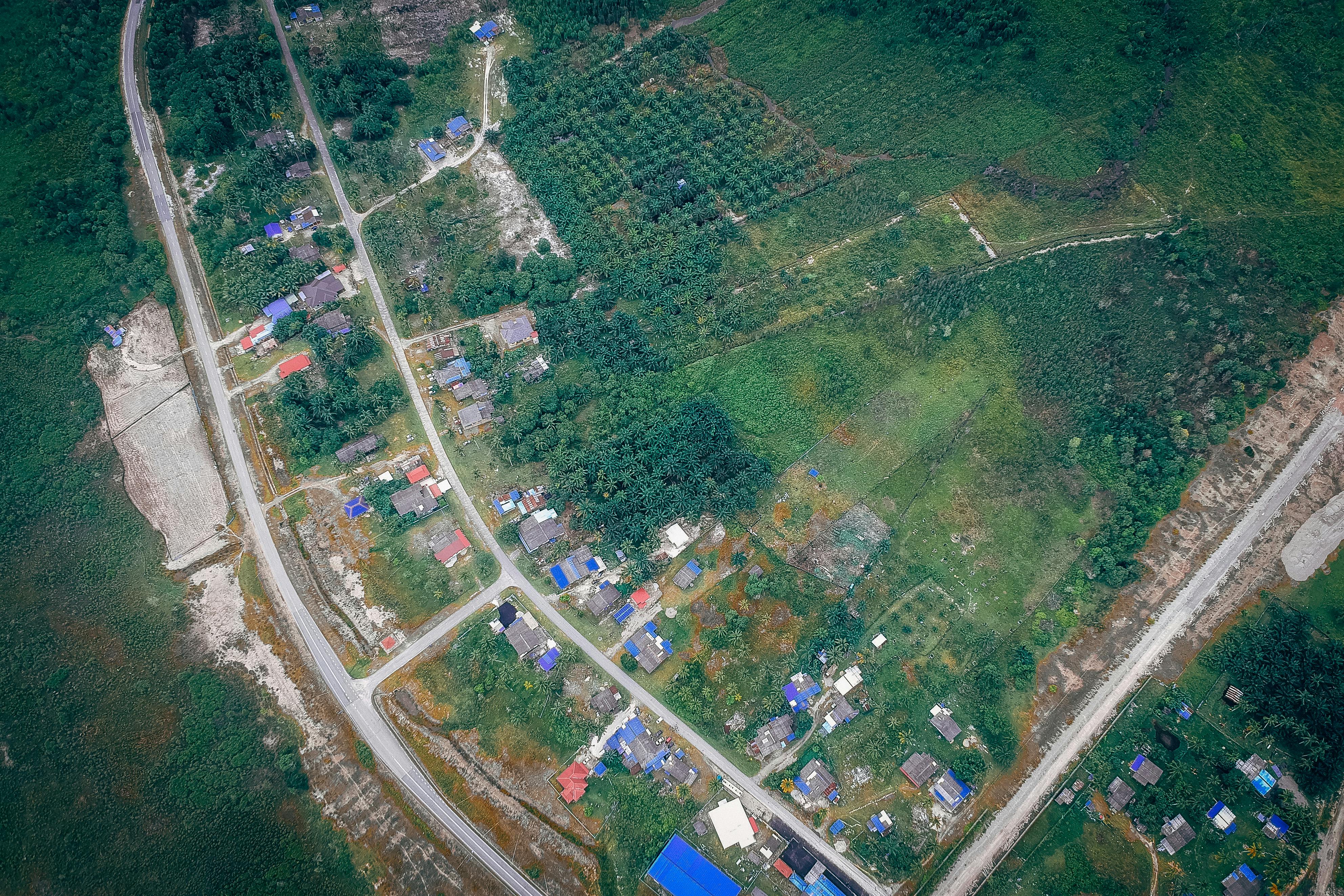 aerial views of property