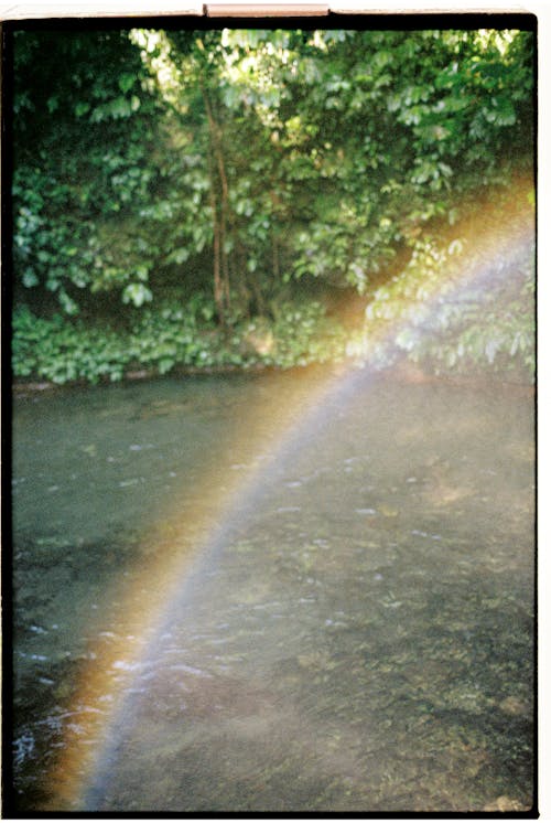 Rainbow above River