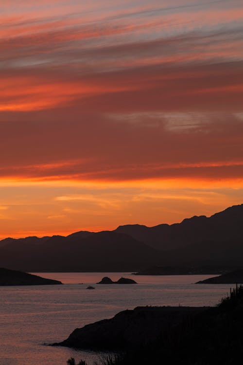 Sunset over Sea Coast