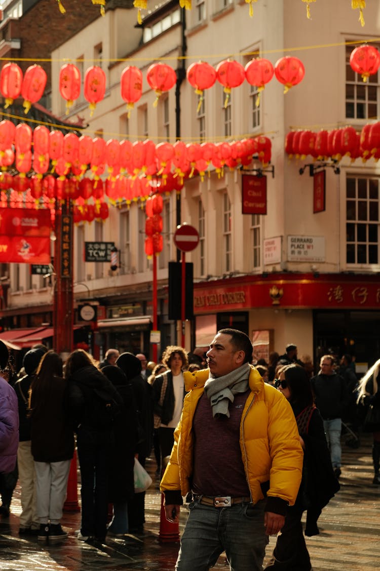 Crowd On Street Festival