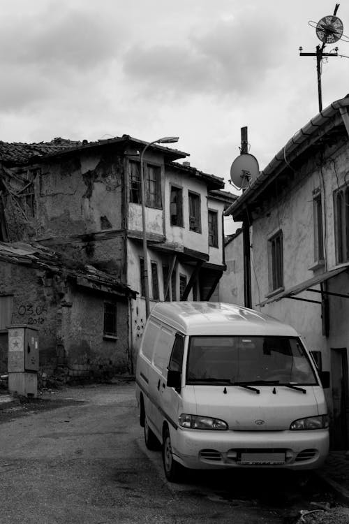 A Van in a Town