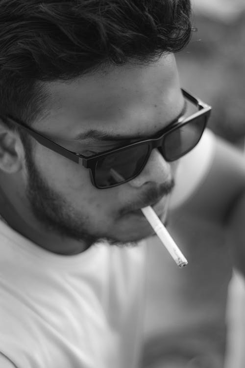 A Man with a Cigarette 