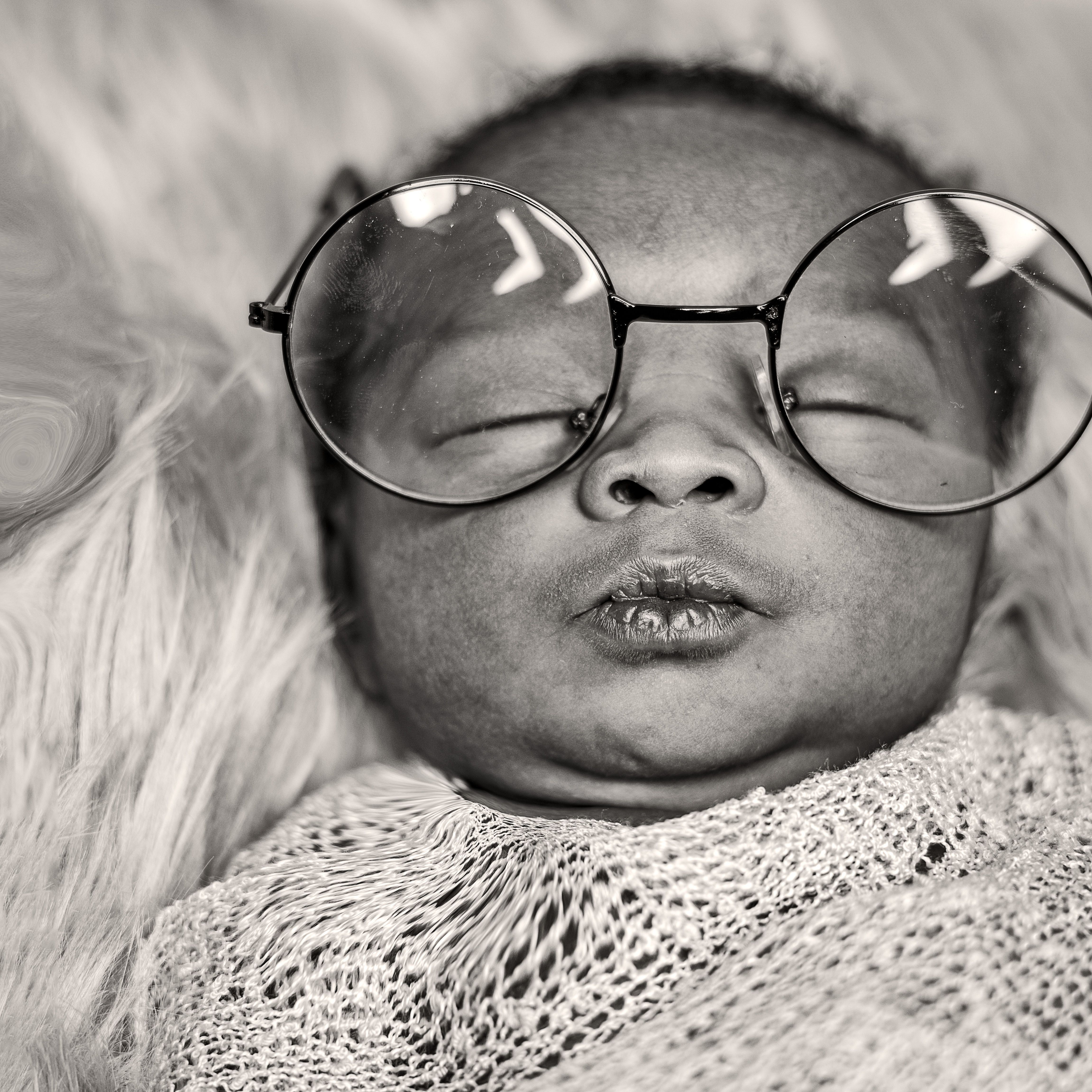 Baby in Eyeglasses