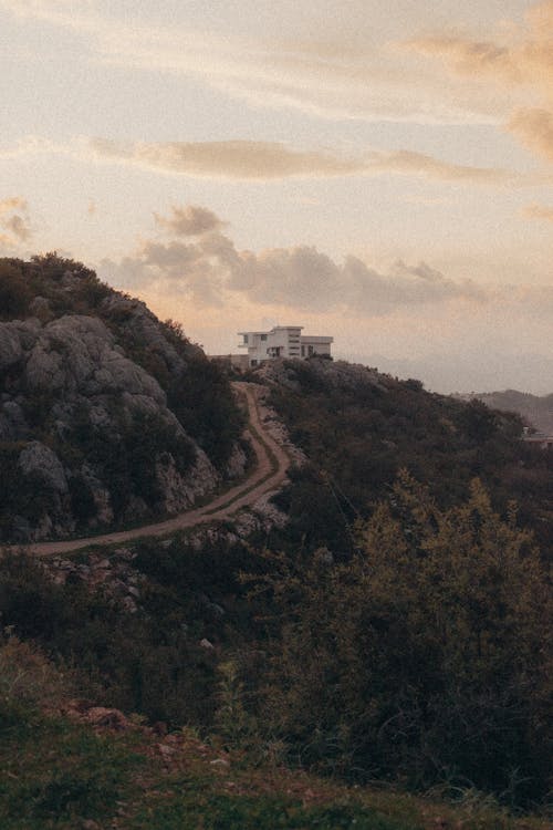 Foto profissional grátis de cenário, colina, estrada de terra