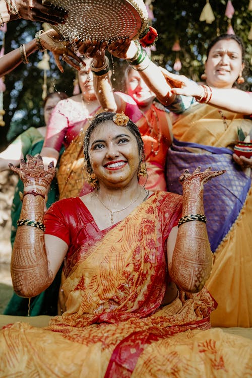 Gratis lagerfoto af brud, bryllupsfotografering, ceremoni