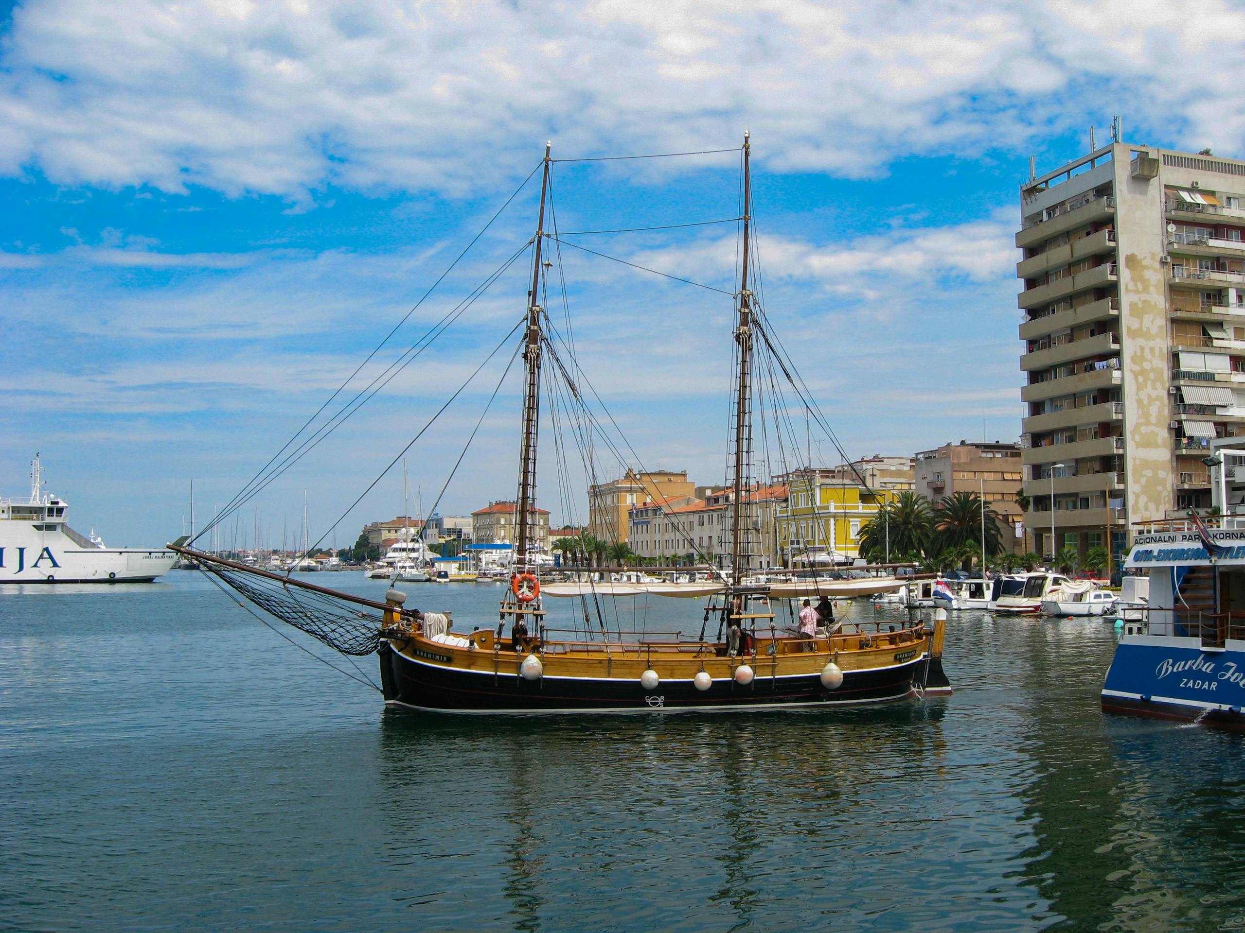 Old Ship in Zadar's Marina by Sun Pixel Photography