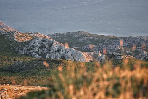 Rocks on Hills in Countryside