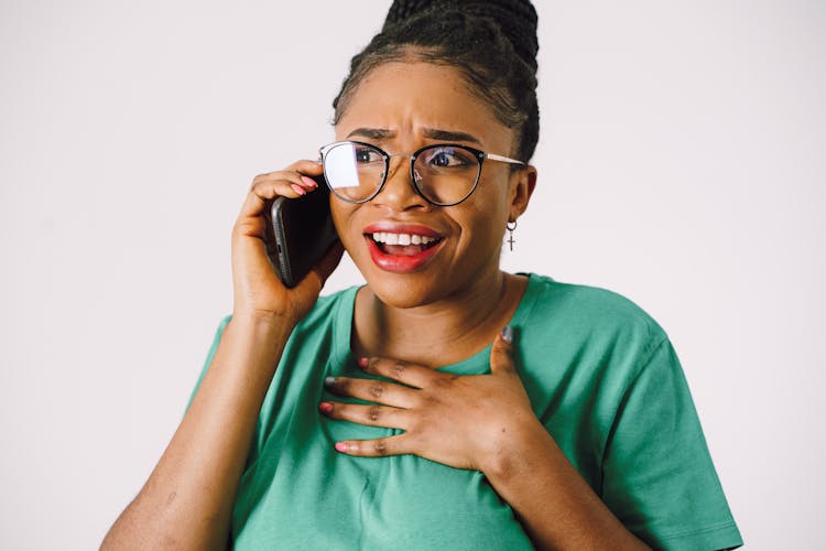 Woman Talking On The Phone