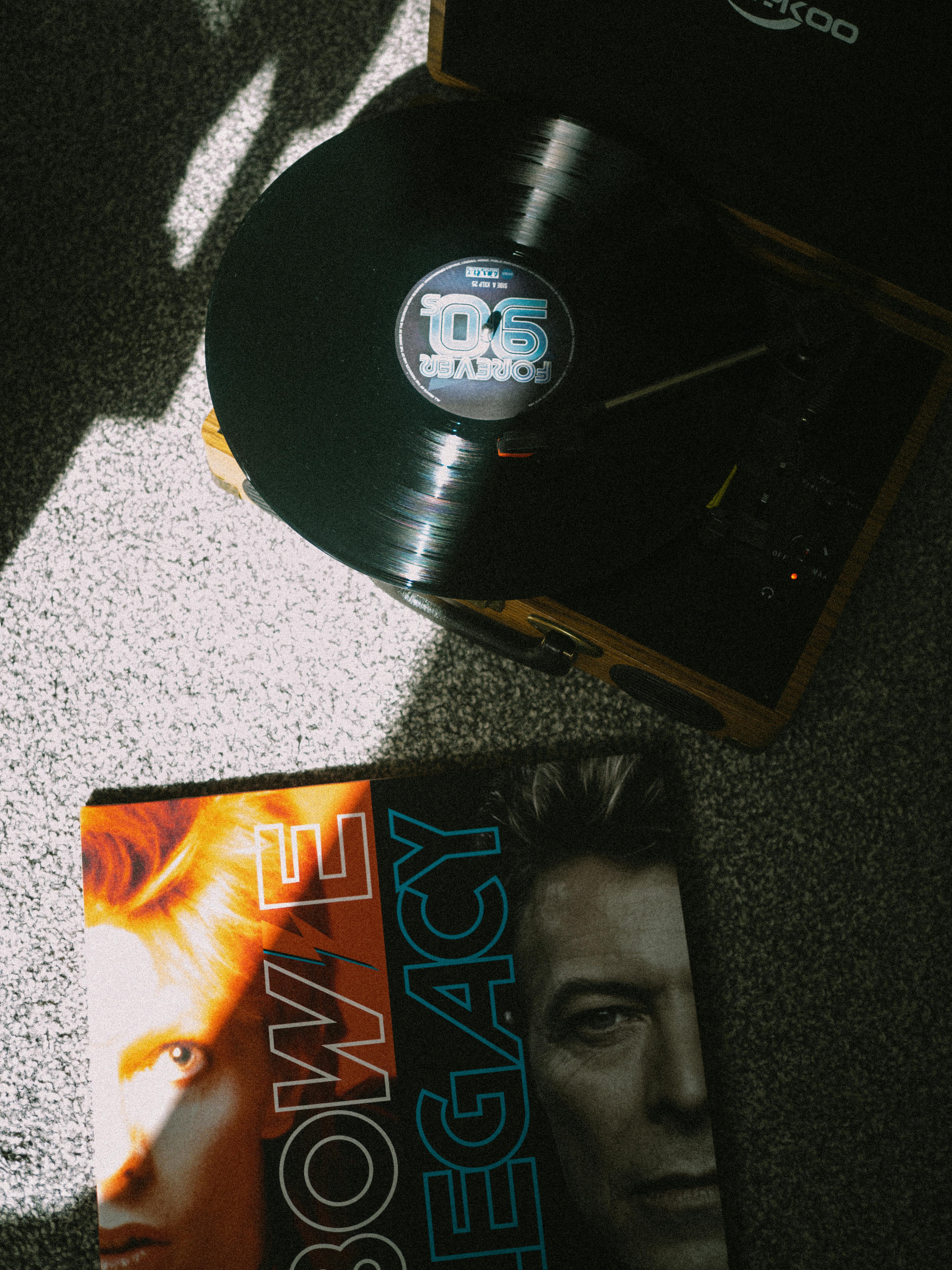 kalk Gravere fra nu af Photo of a David Bowie Vinyl Record · Free Stock Photo