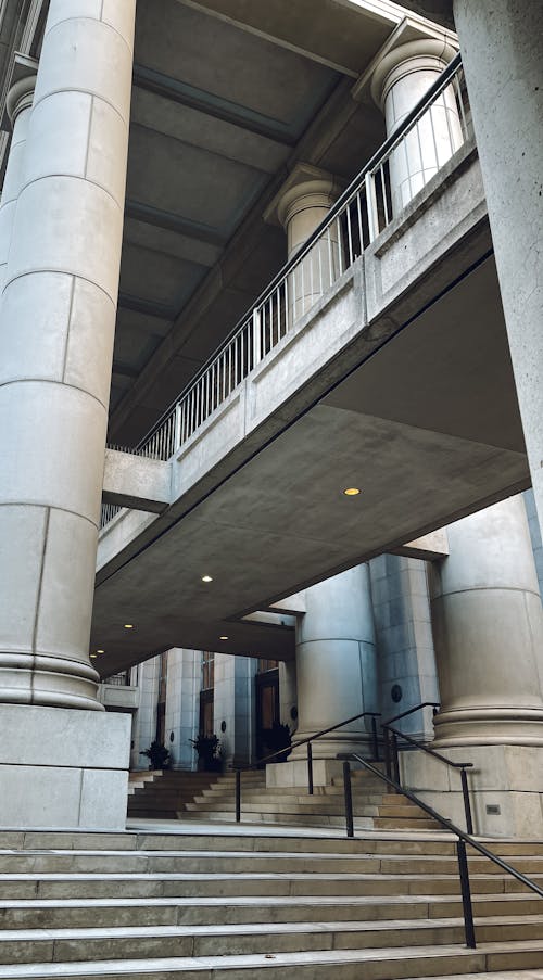 Staircase of Neoclassical Downtown Building