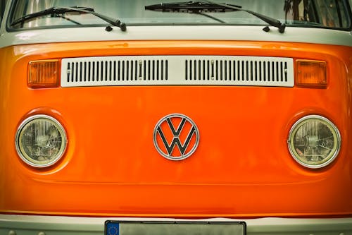 Volkswagen Beatle Van Orange