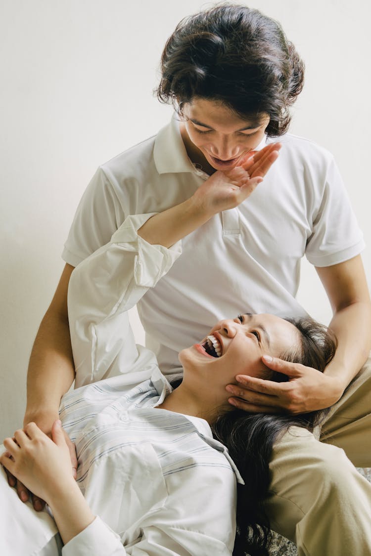 Photo Of A Young Couple Hugging