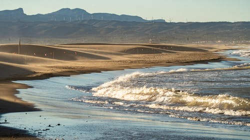 Kostenloses Stock Foto zu dünen, küste, meer