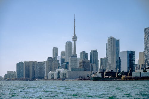 View of Toronto from the Polson Pier