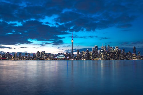 Skyscrapers by Lake in Toronto