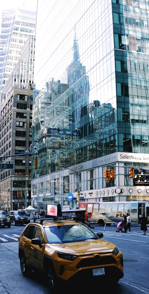 Gratis stockfoto met city street, drukke straat, Empire State Building
