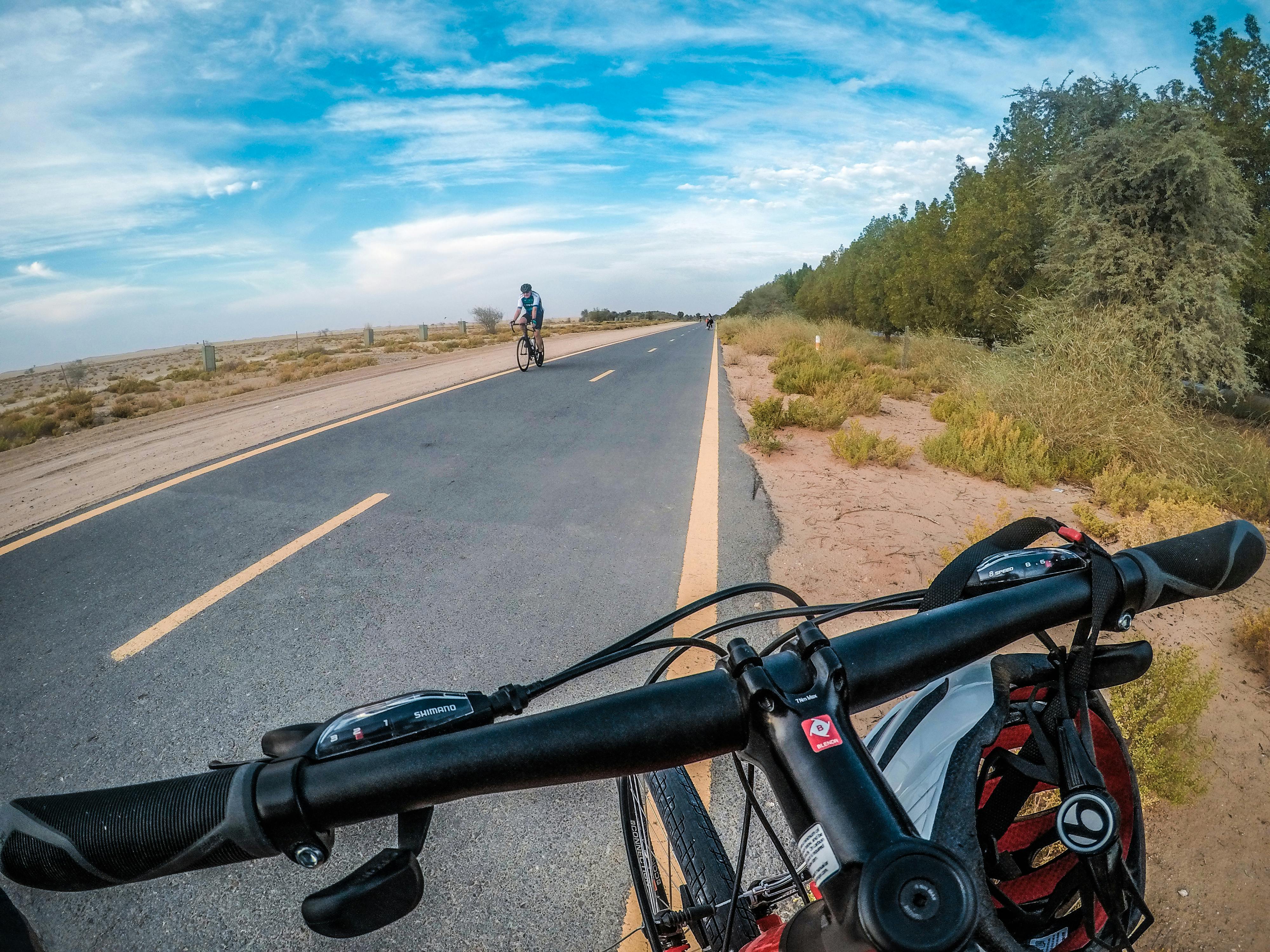 Free stock photo of bicycle, dirt road, gopro
