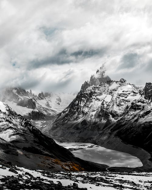 Darmowe zdjęcie z galerii z czarno-biały, erozji, góry