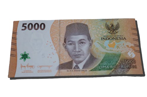 Indonesian rupiah currency, can be used for thr illustrations, social assistance and trade