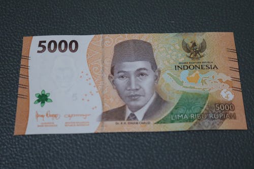 Indonesian rupiah currency, can be used for thr illustrations, social assistance and trade