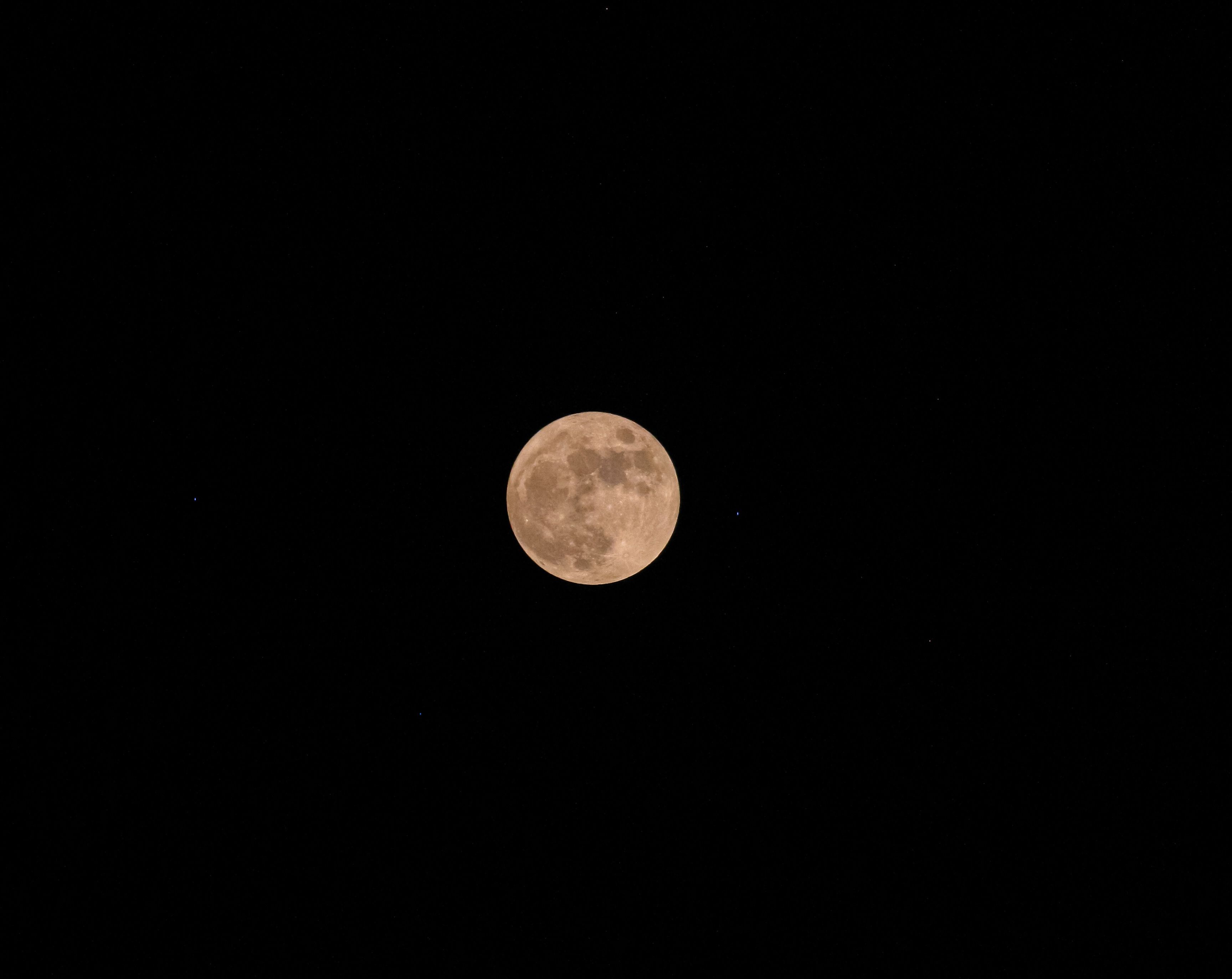 Full Moon Eclipse · Free Stock Photo