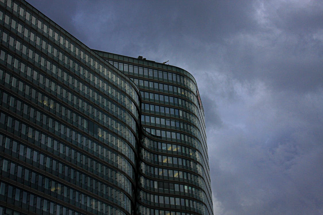 Cloud over Office Building