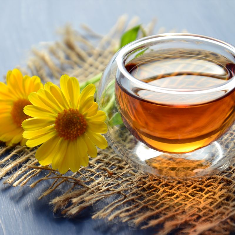 دمنوش لاغری چای سبز و زنجبیل