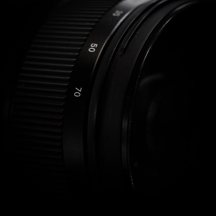 Close Up Of Camera Lens