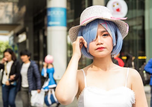 Selectieve Focus Fotografie Van Vrouw Cosplaying Re: Zero Rem