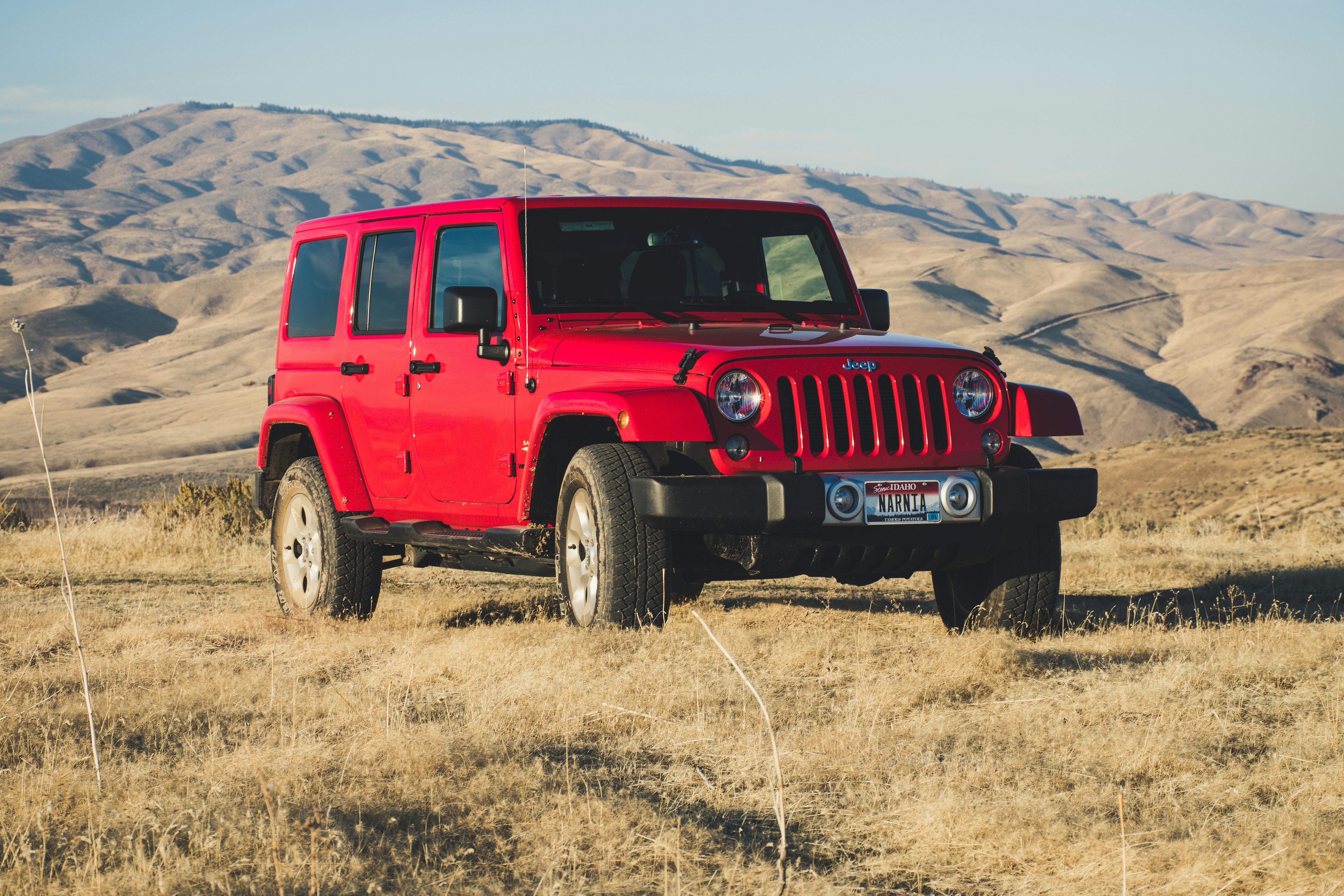 rc red jeep wrangler