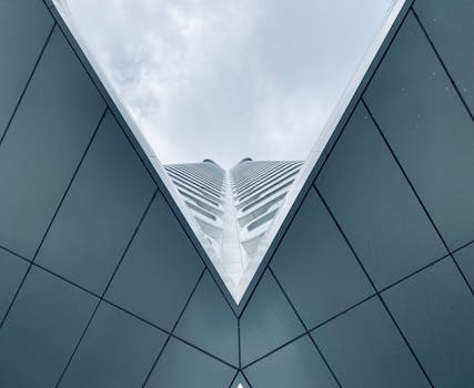 Immagine gratuita di a forma di v, acciaio, alto