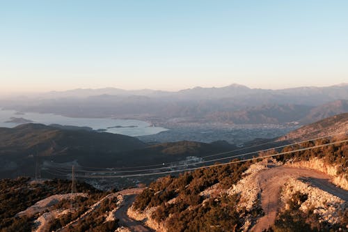 Kostenloses Stock Foto zu außerorts, berge, drohne erschossen