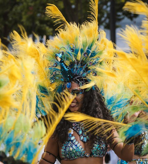 Woman in Carnival Costume