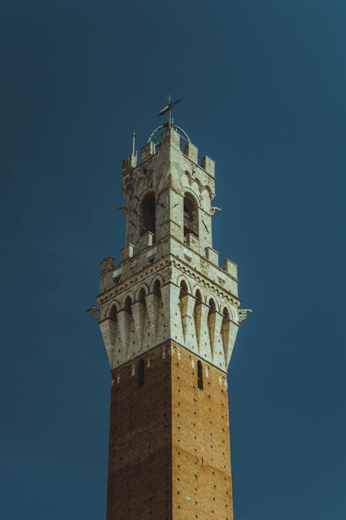 Torre del Mangia Against the Sky, Siena, Italy