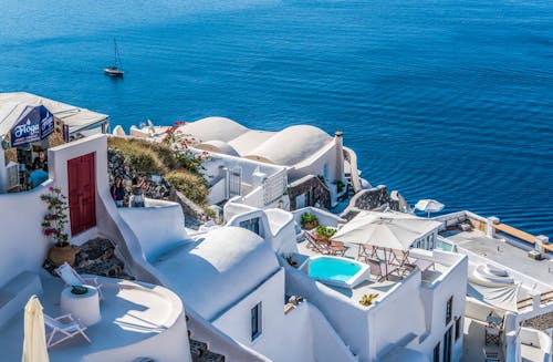 Gratis lagerfoto af båd, feriested, Grækenland Lagerfoto