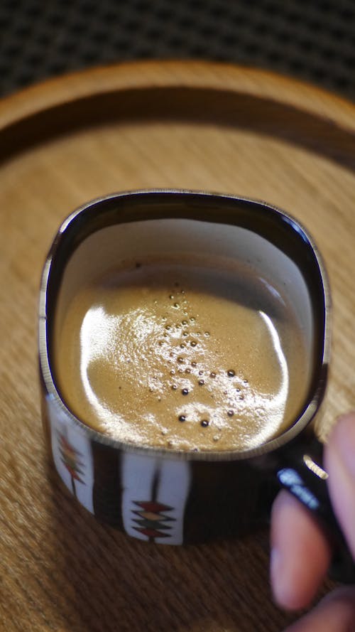 bir fincan kahve, Kahve, kahve sever içeren Ücretsiz stok fotoğraf