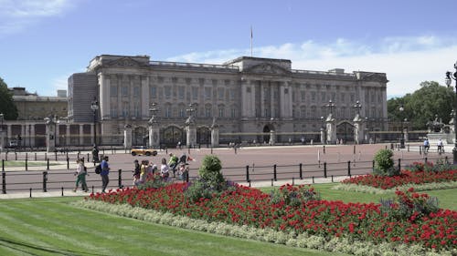 Garden in Front of the Buckingham Palace, London, United Kingdom