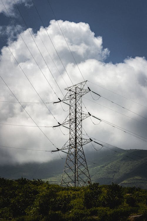 Transmission Tower in Countryside