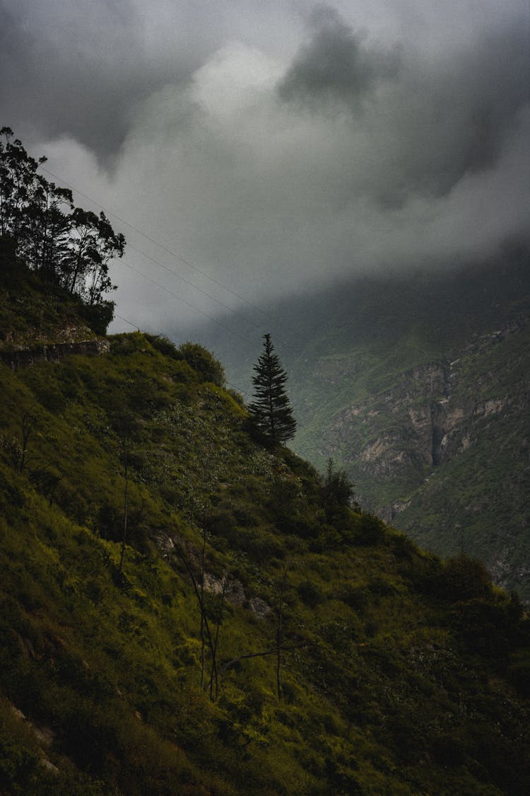 Rain Cloud Over Valley